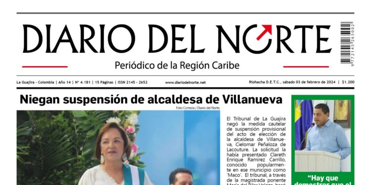 Esta es nuestra edición de hoy sábado  03 de febrero