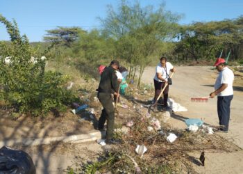 En Albania Policía Nacional y líderes locales realizan jornada de recuperación de espacios