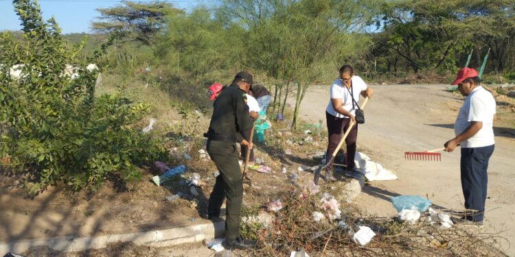 En Albania Policía Nacional y líderes locales realizan jornada de recuperación de espacios