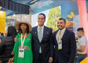 Gobernador Jairo Aguilar en Anato 2024 en Bogotá