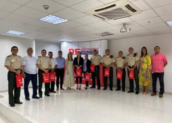 Miembros de las Fuerzas Armadas de Honduras presentes en curso de formación internacional organizado por la Universidad Libre
