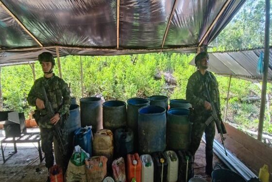 Destruidos siete laboratorios para el procesamiento de pasta base de coca