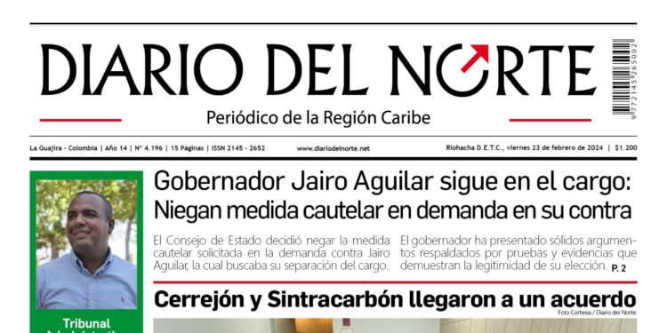 Esta es la edición del viernes 23 de febrero de 2024