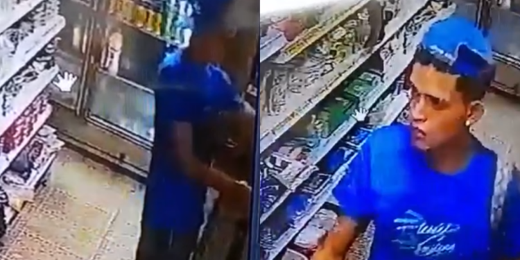 En videos quedó grabado joven que hurtó artículos en una tienda de Riohacha