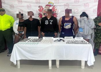 Ejército Nacional capturó a cinco presuntos integrantes del Clan del Golfo en el Cesar