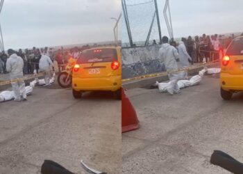 Un hombre y una mujer mueren en accidente de tránsito en el puente El Riito de Riohacha