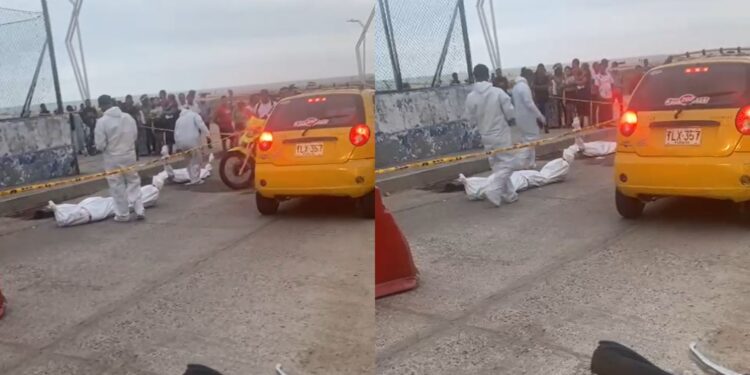 Un hombre y una mujer mueren en accidente de tránsito en el puente El Riito de Riohacha