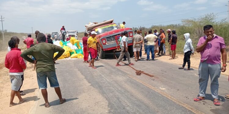 Paralizada la movilidad entre Manaure y Uribia por la caída de un puente