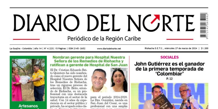 Esta es nuestra edición de hoy miércoles 27 de Marzo