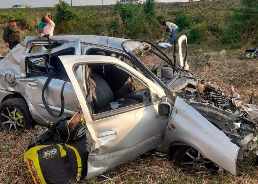 Mueren mujer y una bebé y tres personas heridas, en accidente de tránsito en vía del Cesar