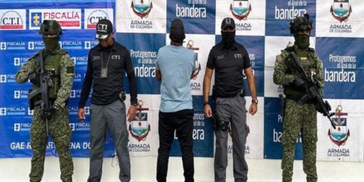 Capturado presunto enlace de organizaciones narcotraficantes en Colombia