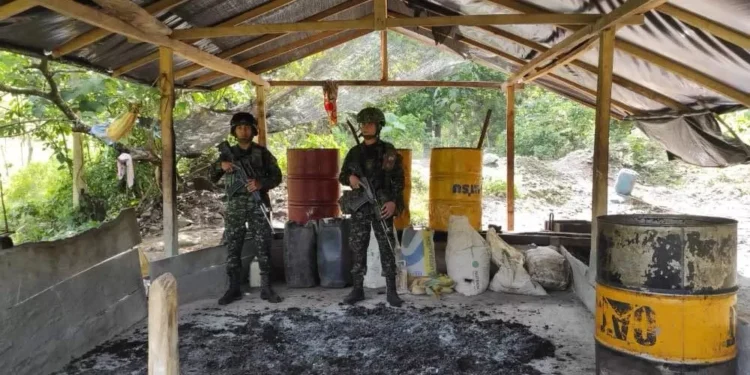 Destruidos dos laboratorios de pasta base de coca avaluados en más de 800 millones de pesos