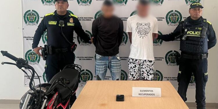 Capturan en Riohacha a dos personas por hurto