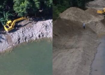 Avanzan  los trabajos de protección del río Cañas para prevenir la erosión e inundaciones