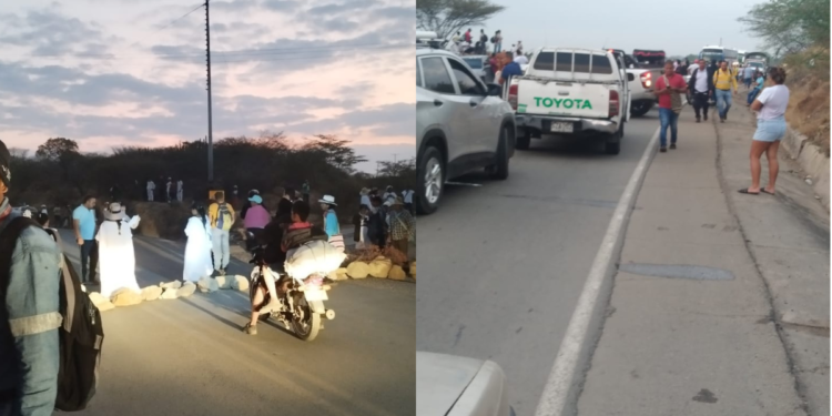 Indígenas Wiwas y Wayúu bloquean la vía Papayal-Hatonuevo