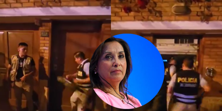 Allanan la casa de la presidenta de Perú, Dina Boluarte, por presunto enriquecimiento ilícito