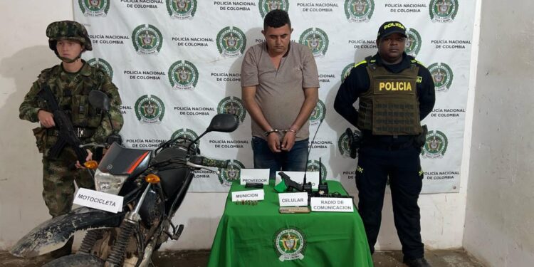 Capturan a alias ‘Karol G’, presunto líder del Clan del Golfo en el sur de Bolívar