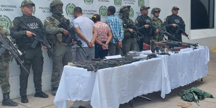 Capturados tres presuntos integrantes del «Clan del Golfo», entre ellos alias «Guzmán