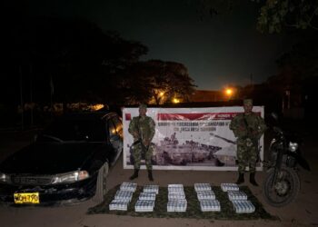 Unidades militares incautaron un cargamento de cigarrillos en Villanueva