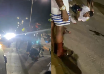 Dos personas lesionadas en accidente de tránsito en la Avenida Circunvalar de Riohacha