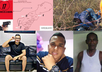 17 homicidios se registraron durante el mes de marzo en el departamento de La Guajira