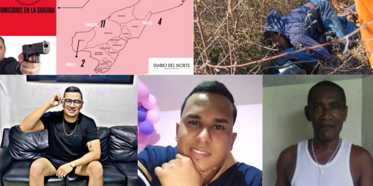 17 homicidios se registraron durante el mes de marzo en el departamento de La Guajira