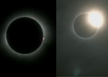 Eclipse total de Sol, México, Estados Unidos y Canadá, lo pudieron contemplar