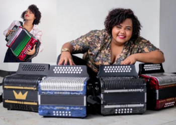 Jennifer Aragón García, lista para coronarse reina de acordeoneras mayores