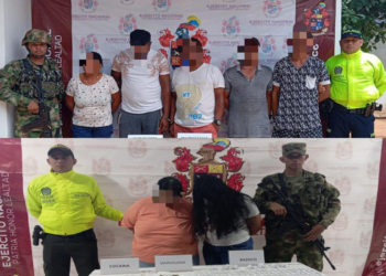 Detenidas siete personas que integrarían una banda de delincuencia común en el Cesar