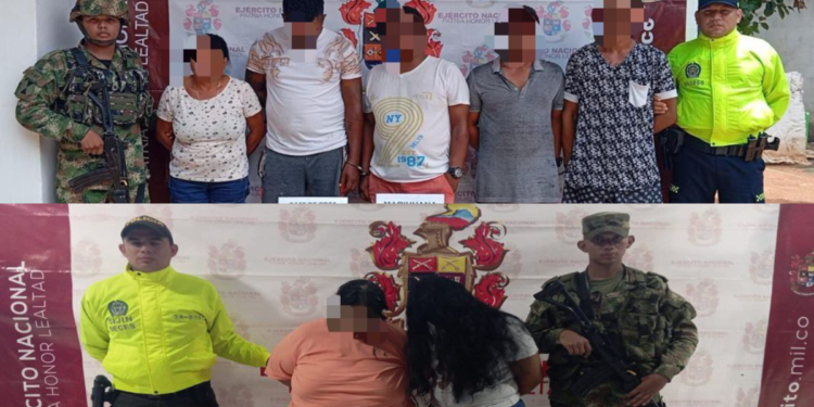 Detenidas siete personas que integrarían una banda de delincuencia común en el Cesar