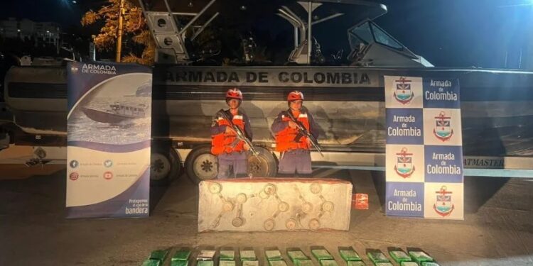 En la Alta Guajira incautan coca adherida al casco de un buque que tenía como destino Irlanda del Norte