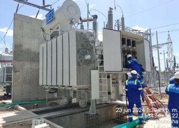 Air-e  instala un nuevo transformador en la subestación Riohacha