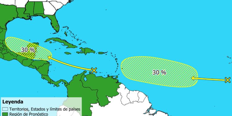 Prepárese para el mal clima: Lo peor estaría por venir con formación de onda tropical en el océano Atlántico