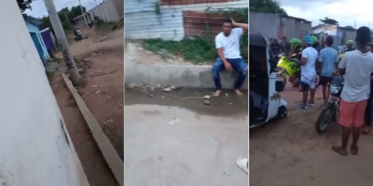Atracador intentó robar una moto pero su víctima lo desarmó y la comunidad le dio captura en Maicao