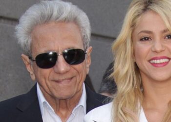 Shakira está en Barranquilla por delicado estado de salud de su padre William Mebarak