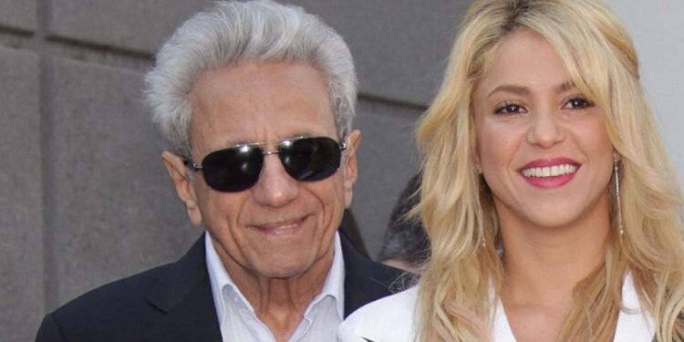 Shakira está en Barranquilla por delicado estado de salud de su padre William Mebarak