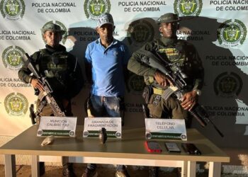 En Rio Ancho, fue capturada una persona con una granada de fragmentación y 20 cartuchos para fusil calibre 7.62 milímetros.