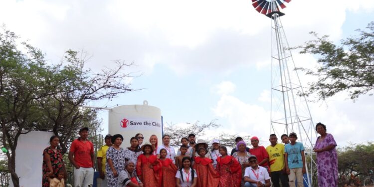 Fundación Save the Children dono un molino  a la comunidad indígena wayúu Perramana 