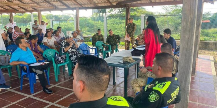 Se realiza primer consejo de seguridad en Porciosa por aumento de abigeato