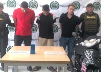 Tres personas capturadas por robo de dos celulares en el sur de La Guajira