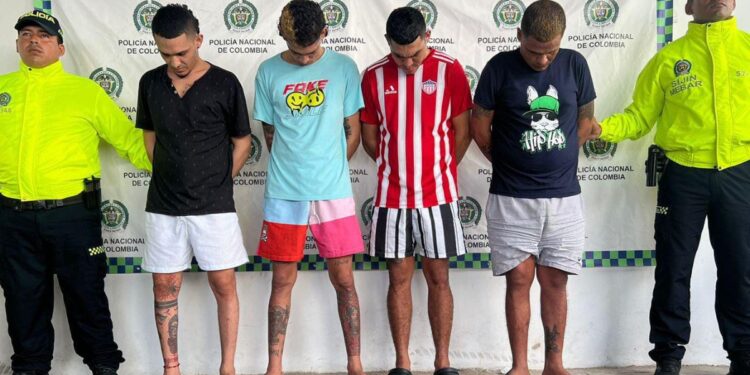 Caen cuatro presuntos integrantes del grupo criminal ´La Oficina´, dedicados al sicariato en Maicao
