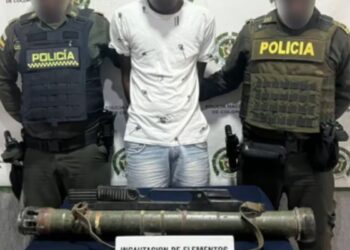 A la cárcel presunto responsable de portar un arma de guerra en Barranquilla