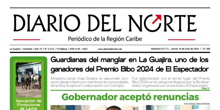 Esta es la edición del jueves 18 de julio de 2024