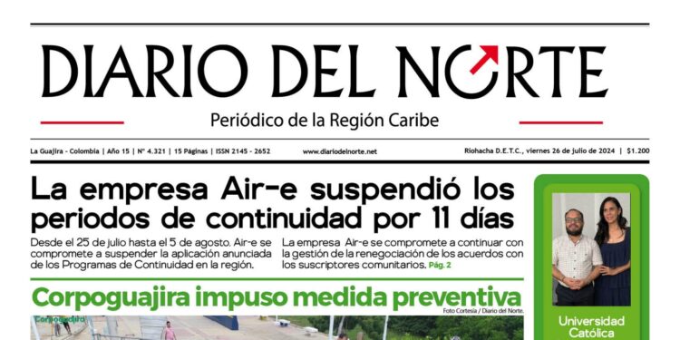 Esta es la edición del viernes 26 de julio de 2024