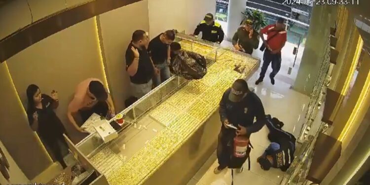 Más de 80 millones de pesos robo en un joyería presunta  banda liberada por vencimiento de términos