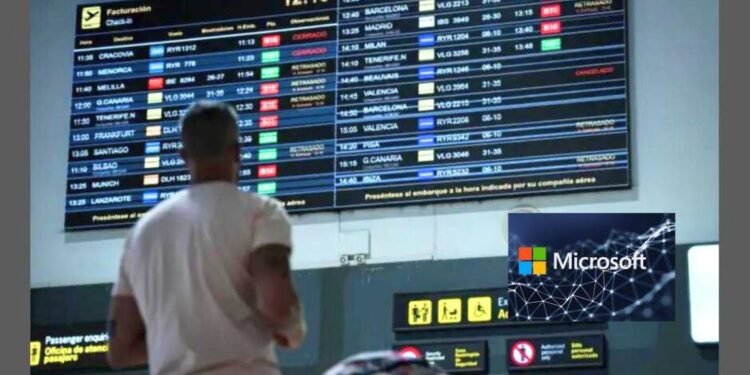 Falla global de Microsoft afecta aeropuertos, empresas y servicios informáticos en todo el mundo