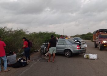 Varios heridos en un accidente de tránsito en la vía Uribia – Maicao