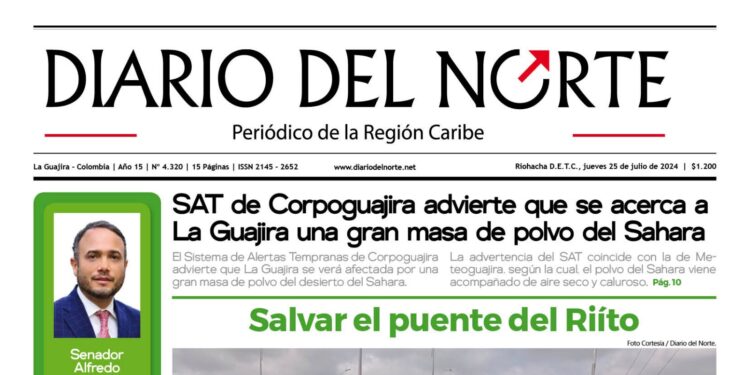 Esta es la edición del jueves 25 de julio de 2024
