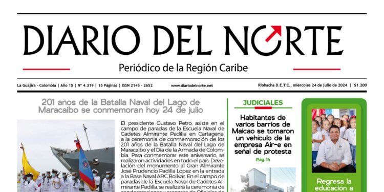 Esta es la edición del miércoles 24 de julio de 2024