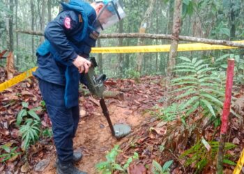 Ejército declara al municipio de Barrancas libre de sospecha de minas antipersonal